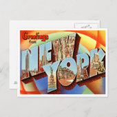 Vintage New York Postkarte (Vorne/Hinten)