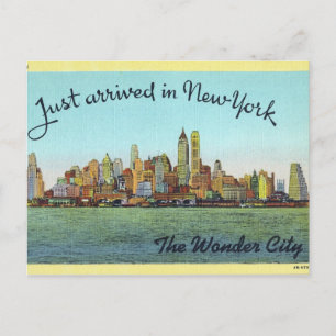 Vintage, New York. Postkarte