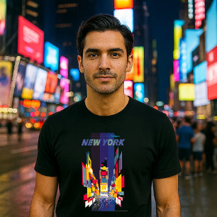 Vintage New York Times Square Atomzeitalter T-Shirt