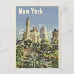 Vintage New York Travel Postcard Postkarte