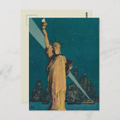 Vintage New York Travel Postcard Postkarte (Vorne/Hinten)