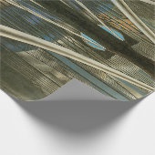 Vintage New Yorker Architektur, Brooklyn Bridge Geschenkpapier (Ecke)