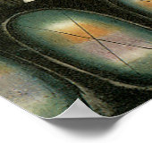 Vintage New Yorker Architektur, Brooklyn Bridge Poster (Ecke)