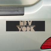 Vintage New Yorker Reise Autoaufkleber (Auf Auto)