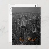 Vintage New Yorker Reisefotografie Postkarte (Vorne/Hinten)