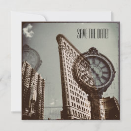 Vintage New Yorker Straße Save The Date
