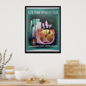 Vintage New Yorker Weltausstellung Poster (Küche)