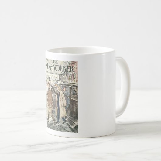 Vintage New- Yorkerabdeckung Kaffeetasse (VorderseiteRechts)