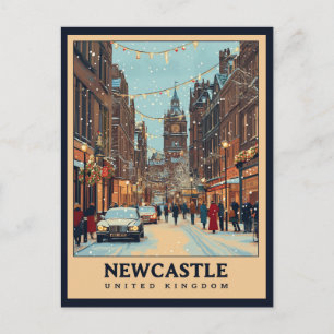 Vintage Newcastle  Postkarte