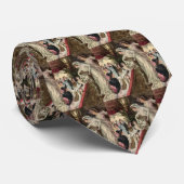 Vintage Newlyweds, Viktorianische Bride Tossing Bo Krawatte (Gerollt)