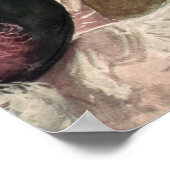 Vintage Newlyweds, Viktorianische Bride Tossing Bo Poster (Ecke)