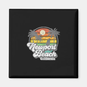 Vintage Newport Beach California Ca Surfen Retro  Magnet