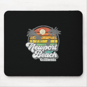Vintage Newport Beach Kalifornien Ca Surfen Retro Mousepad