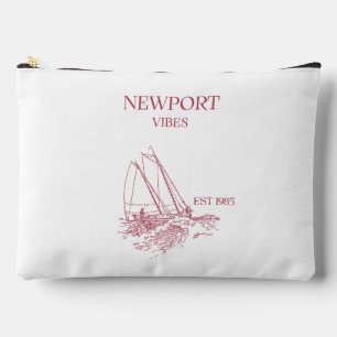 Vintage Newport Vibes Große Accessoire-Tasche Zubehörtasche