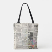 Vintage newspaper advertising tasche (Rückseite)