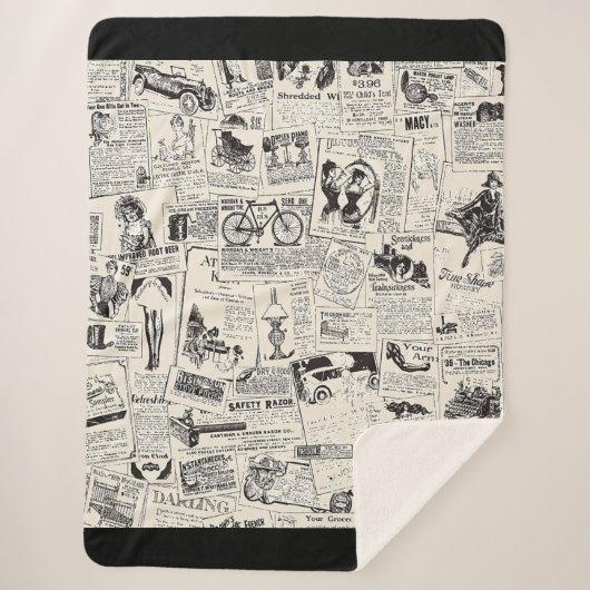 Vintage Newspaper   Sherpadecke (Vorderseite)