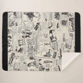 Vintage Newspaper   Sherpadecke (Vorderseite (Horizontal))