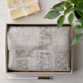 Vintage Newsprint Collage Seidenpapier (Geschenk)