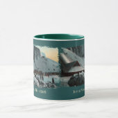 Vintage Niagara Falls Ice Kaffee Tasse (Zentrum)