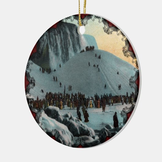Vintage Niagara Falls Ice Ornament (Links)