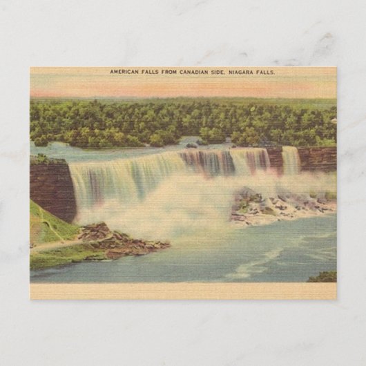 Vintage Niagara Falls Travel Postcard Postkarte (Vorderseite)