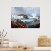 Vintage Niagarafälle von Karl Bodmer 1809-1893 Poster (Küche)