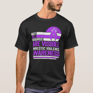 Vintage Nicht alle Wunden sind sichtbar CRPS Lila  T-Shirt