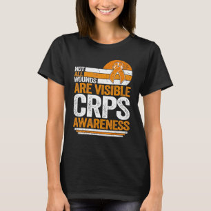 Vintage Nicht alle Wunden sind sichtbar CRPS Orang T-Shirt