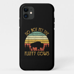 Vintage Nicht Die Fluffigen Kühe Streicheln Retro Case-Mate iPhone Hülle