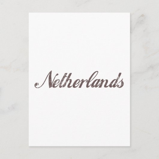 Vintage Niederlande Postkarte (Vorderseite)