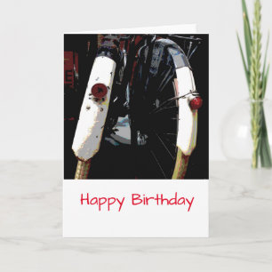 Vintage-Niederländisch-Fahrräder-Geburtstagskarte Karte