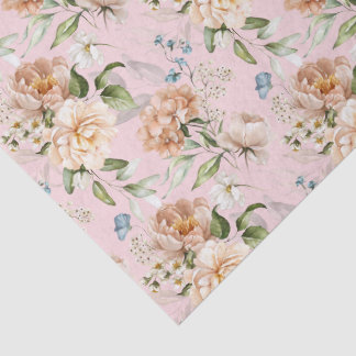Vintage-niederländische Stilleben-Blumenkunst Hort Seidenpapier
