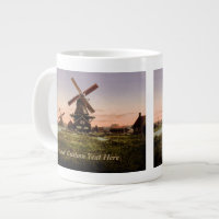 Vintage niederländische Tasse für Windmühlen