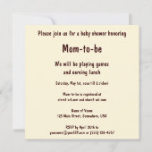 Vintage Niedliche Blonde skandinavische Baby Boy o Einladung (Rückseite)