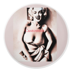 Vintage Niedliche Blonde Thunder_Cove Keramikknauf