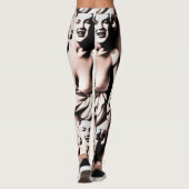 Vintage Niedliche Blonde Thunder_Cove Leggings (Rückseite)