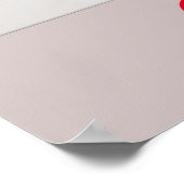 Vintage Niedliche Blonde Thunder_Cove Poster (Ecke)