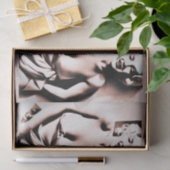 Vintage Niedliche Blonde Thunder_Cove Seidenpapier (Geschenk)