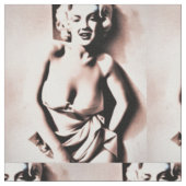 Vintage Niedliche Blonde Thunder_Cove Stoff (Nahaufnahme)
