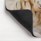 Vintage Niedliche Bluthunde, Welpenhunde von EJ De Mousepad (Ecke)