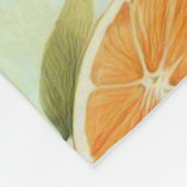 Vintage Niedliche Eichhörnchenmalerei Fleecedecke (Ecke)