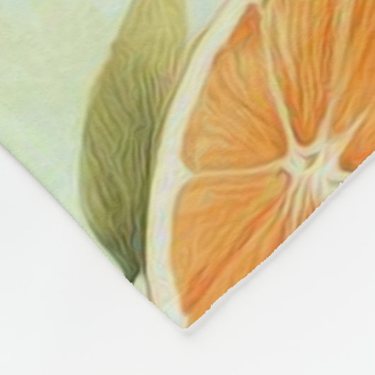 Vintage Niedliche Eichhörnchenmalerei Fleecedecke (Ecke)