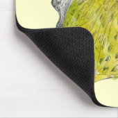 Vintage Niedliche Fantasy Butterfly Fairy mit Flüg Mousepad (Ecke)