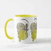 Vintage Niedliche Fantasy Butterfly Fairy mit Flüg Tasse (Links)