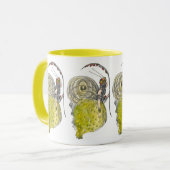 Vintage Niedliche Fantasy Butterfly Fairy mit Flüg Tasse (Vorderseite Links)