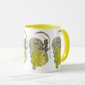 Vintage Niedliche Fantasy Butterfly Fairy mit Flüg Tasse (VorderseiteRechts)