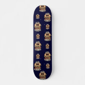 Vintage niedliche Hamburger Skateboard (Vorne)