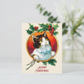 Vintage, niedliche Katzenjause (Stehend Vorderseite)