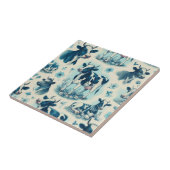 Vintage Niedliche landwirtschaftliche Kuh nahtlos Fliese (Seite)