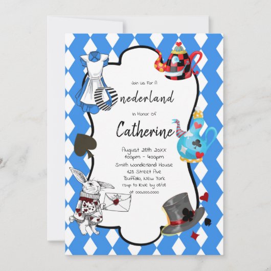 Vintage Niedliche Onederland (Vorderseite)